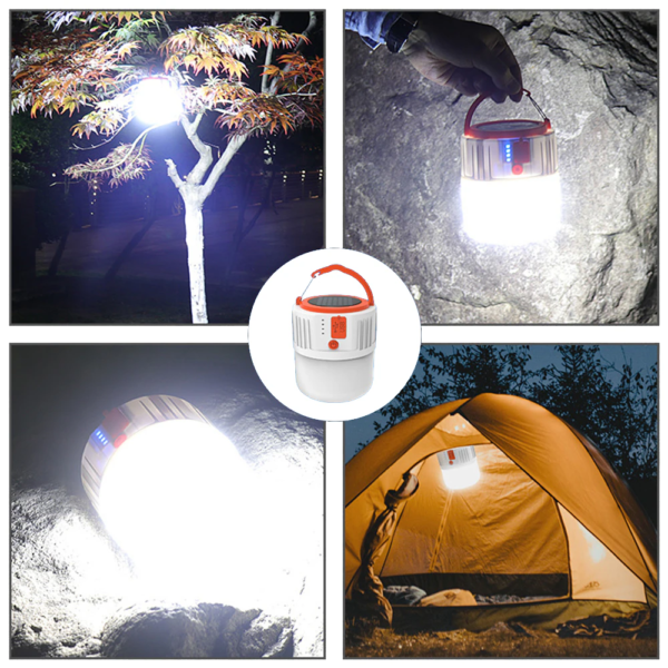 LED Solar Charging Light Energy-Saving USB 42Lamp Bead Bulb Night Market Lamp Mobile Outdoor Camping Power Outage Emergency Lamp - Image 10
