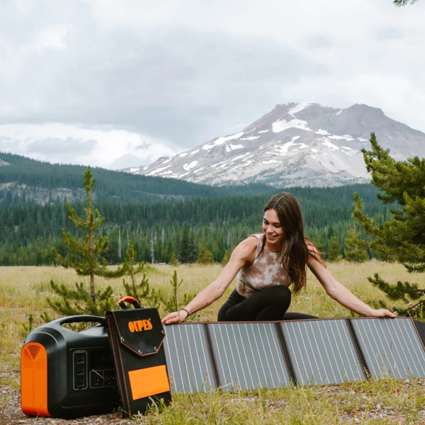 USA Direct: OUPES 1800W 1488Wh Portable Solar Generator - Quick Charge, Lifepo4 Battery for Camping, Hiking, Hunting (UPP-1800) - Image 4