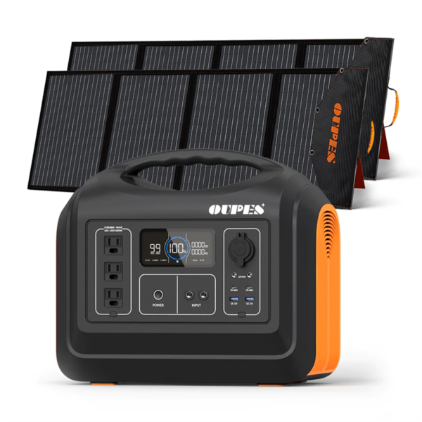 USA Direct: OUPES 1800W 1488Wh Portable Solar Generator - Quick Charge, Lifepo4 Battery for Camping, Hiking, Hunting (UPP-1800) - Image 3