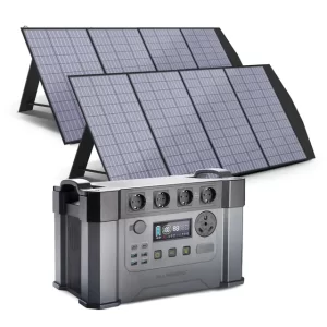 ALLPOWERS Solar Generator 1500W / 2000W / 2400W Portable Power Station (400W Solar Panel Include) for Power Outage, Emergency,RV