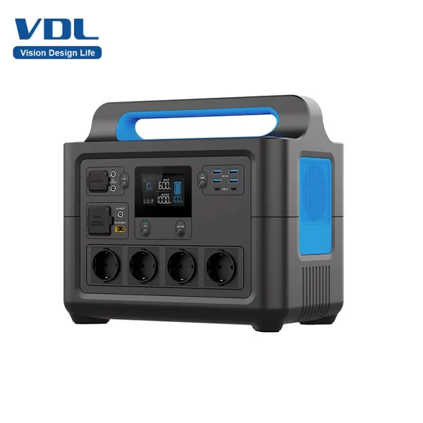 VDL-HS1500 Portable Power Station, Pure Sinewave AC Outlets, Powerful Power Bank for Home Use, Outdoor Camping RV, 1228Wh, 1500W
