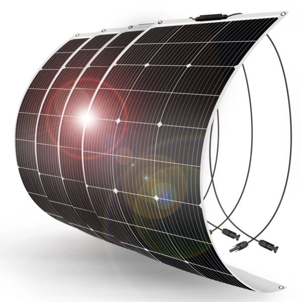 Dokio 400W Flexible Monocrystalline Solar Panel Kit for Home & RV & Boat Flexible Solar Panel China Drop Shipping - Image 2