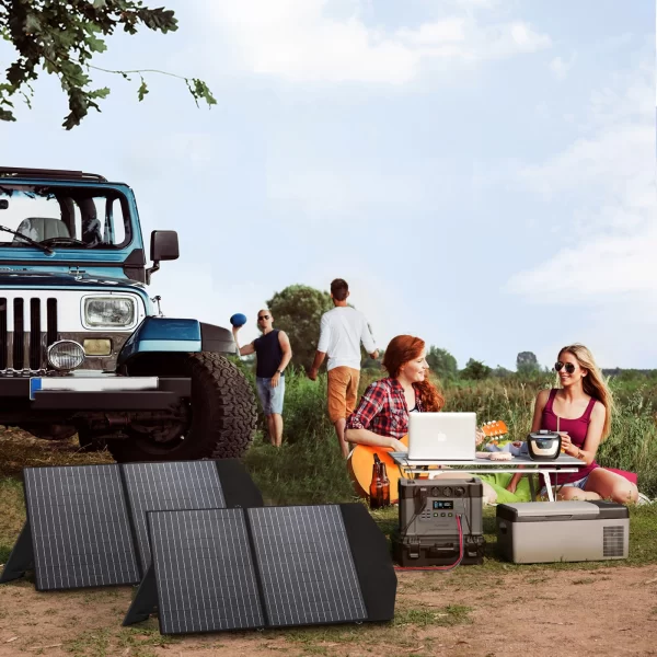 ALLPOWERS Portable Power Station S2000 2000W Solar Generator with 100W Folable Solar Panels Included for Outdoor 3