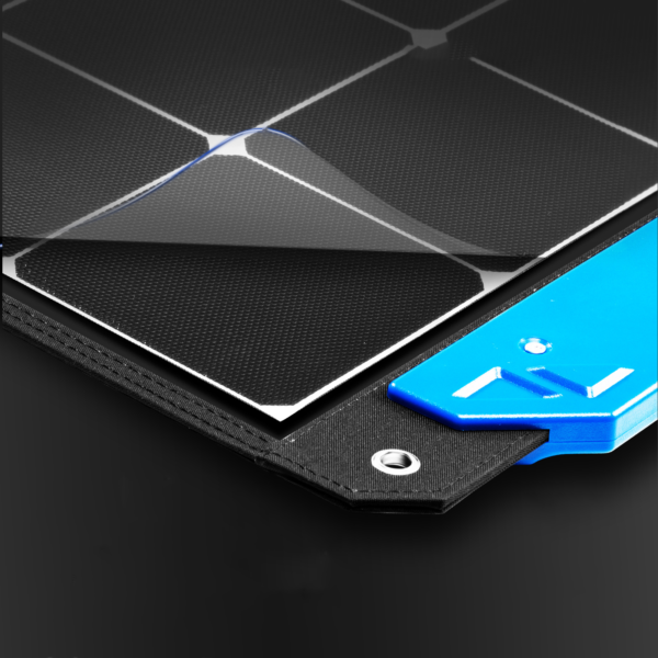 Portable 100W Monocrystalline Solar Panel Suitcase Charger for Generators and Power Stations - Image 2