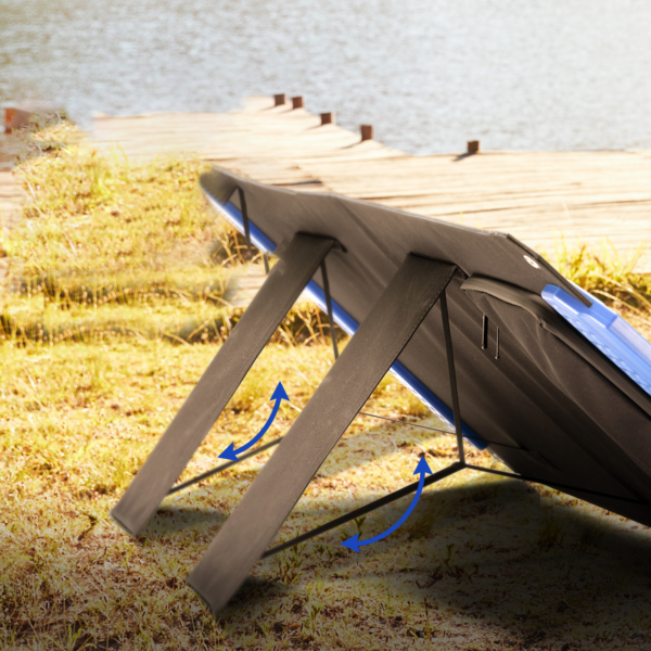 Portable 100W Monocrystalline Solar Panel Suitcase Charger for Generators and Power Stations - Image 3